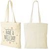 Madras Natural 140 gsm cotton shopper